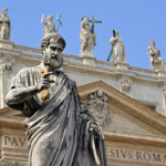 Statue of St. Peter, St. Peter’s Square, Vatican, Rome