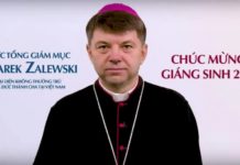 Đức Tổng Giám mục Marek Zalewski gửi lời chúc Giáng Sinh đến tín hữu Việt Nam