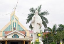 Lễ thánh Phêrô Hoàng Khanh, linh mục tử đạo, tại giáo xứ Trung Hậu