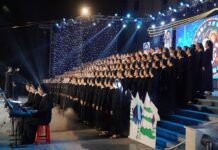 Đêm canh thức mừng Chúa Giáng sinh tại Trung tâm Mục vụ Giáo phận