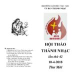 Uỷ ban Thánh nhạc: Thư mời tham dự Hội thảo Thánh nhạc Toàn quốc lần thứ 42