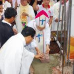 Thánh lễ tạ ơn đặt viên đá xây dựng nhà thờ các giáo xứ Đá Nện và La Nham