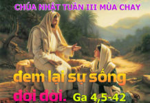 Chúa nhật III mùa Chay, năm A: Các bài suy niệm & chú giải Lời Chúa