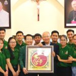 ĐGM Phaolô Nguyễn Thái Hợp tiếp kiến Huynh Trưởng Nghĩa Sinh và đại diện Liên đoàn Nghĩa Sinh Công giáo GP. Hà Tĩnh và GP. Vinh tại TGM