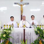 Đức Giám mục Giáo phận tham dự Tuần chầu đền tạ tại giáo xứ Bảo Nham