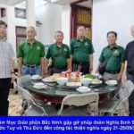 Đức Giám mục Bắc Ninh gặp gỡ phái đoàn Nghĩa Sinh Sài Gòn, Phước Tuy và Thủ Đức trong chuyến công tác thiện nghĩa từ ngày 21 đến 25/05/2022