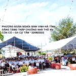 Phương đoàn Nghĩa Sinh Giáo phận Vinh – Hà Tĩnh dâng tặng tháp chuông nhà thờ Khu vực Cồn Cỏ, Giáo xứ Cự Tân, Giáo phận Vinh