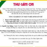 Phương đoàn Nghĩa sinh Vinh, Hà Tĩnh, Quảng Bình: Thư cảm ơn ủng hộ bão lụt