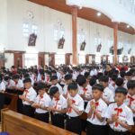 Giáo xứ Vạn Lộc: 124 em lãnh nhận bí tích Thêm Sức trong tuần chầu lượt