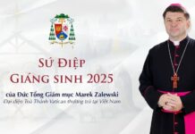 Sứ điệp Giáng Sinh 2025 của Đức Tổng Giám mục Marek Zalewski – Đại diện Tòa Thánh tại Việt Nam